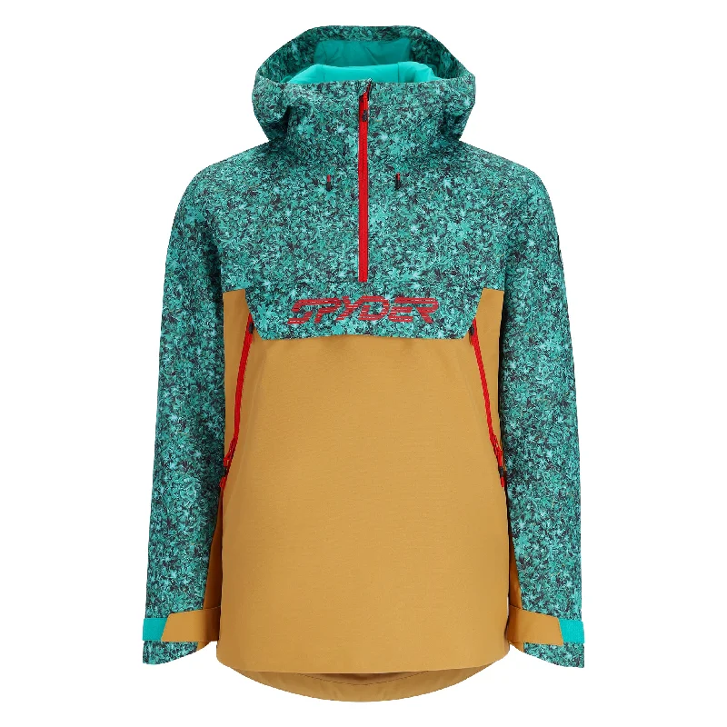 Stylish Men's Biker JacketsMens All Out Anorak - Maple Haze Teal Green