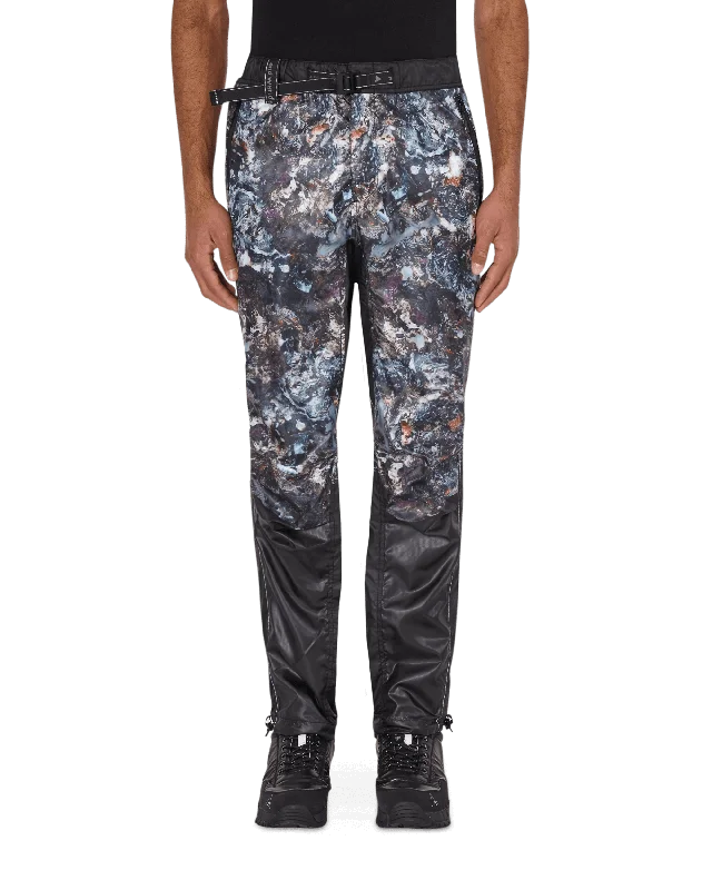 Rip and Tear Men's JeansStone Printed Ripstop Pants Black