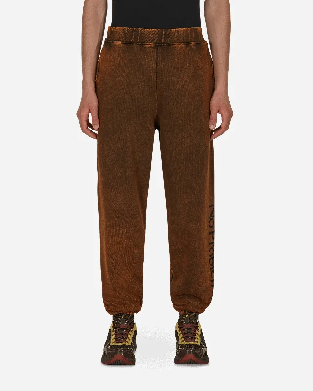 Wash and Wear Men's JeansAcid No Problemo Sweatpants Brown