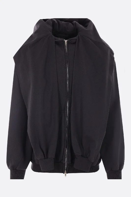 Men's Shirts with Drawstring WaistbandsIncognito full-zip jersey hoodie