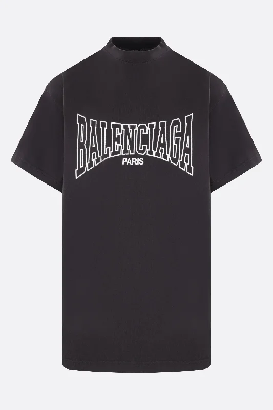Men's Shirts with Scoop Necksoversize t-shirt in jersey with logo print