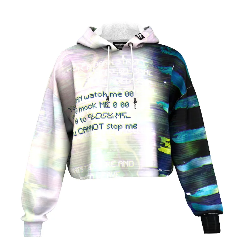 Men's Hoodies with Slim FitsBehind The Code Cropped Hoodie
