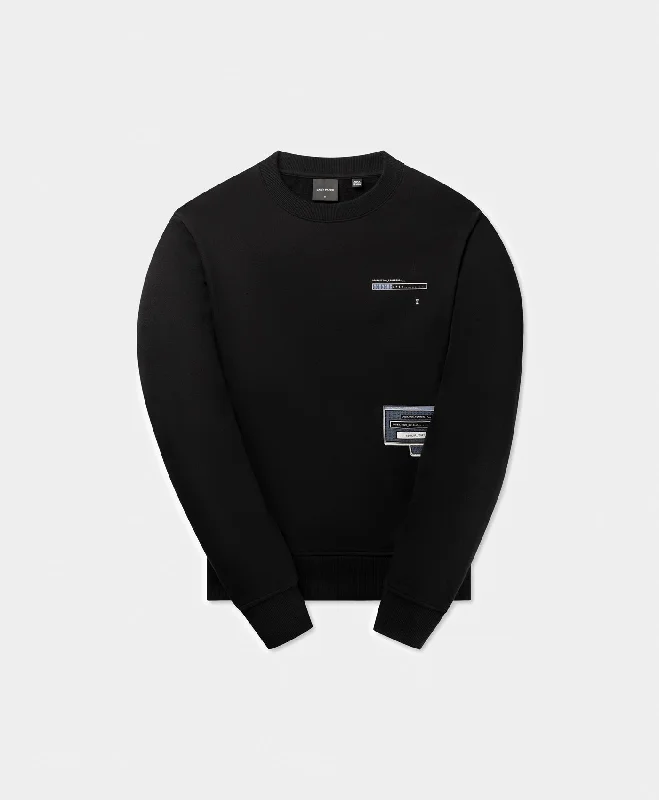 Men's Sweaters with Fair Isle PatternsBlack Pop Up Sweater