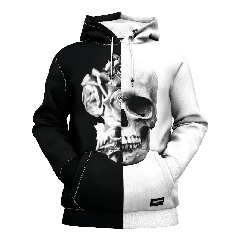 Stylish Men's Designer HoodiesBlack & White Skull Hoodie