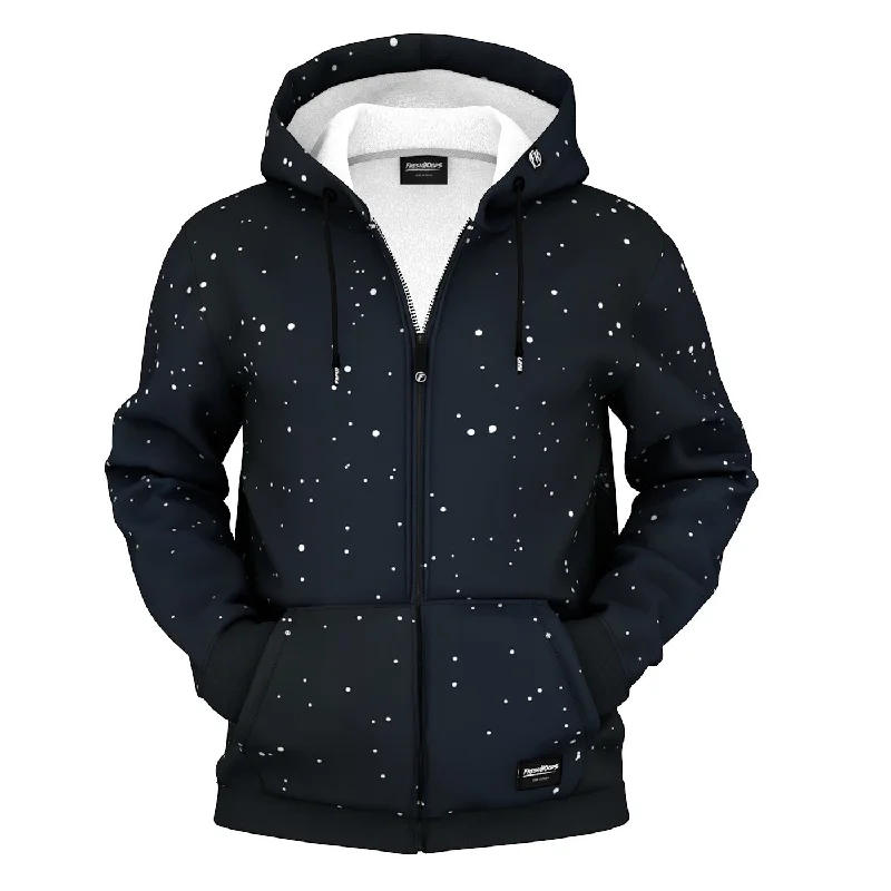Men's Hoodies for Skinny MenBlind Moon Zip Up Hoodie