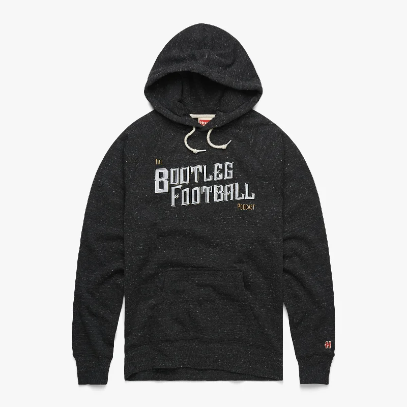 Weather-Ready Men's HoodiesBootleg Football Logo Hoodie