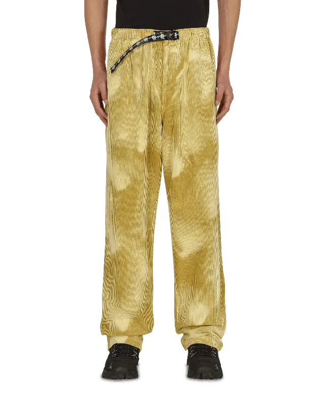 Light Wash Men's JeansBleached Cord Climber Pants Yellow