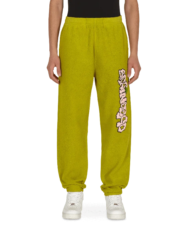 Casual Men's JeansSlime Reverse Fleece Sweatpants Red