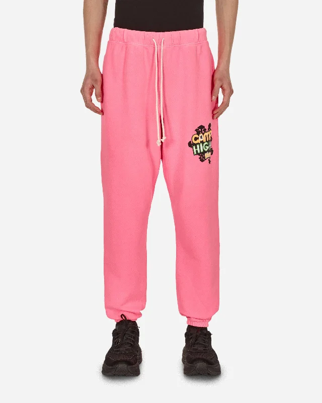 Hipster Men's JeansCamp High Kids Sweatpants Pink