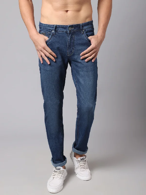 Everyday Men's JeansMen's Ultra Narrow fit Heavy Fade Dark Carbon blue  Jeans