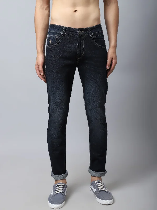Slim-Fit Men's JeansMen's Ultra Narrow fit Light Fade Carbon Blue  Jeans