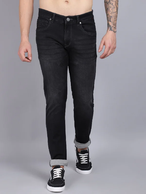 Premium Men's JeansMen's Ultra Narrow fit Light Fade Dark Grey  Jeans
