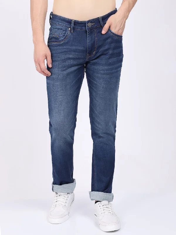 Best Selling Men's Jeans BrandsMen's Ultra Narrow fit Medium Fade Dark Blue  Jeans