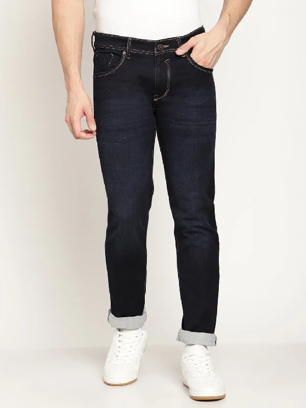 Men's Jeans with a Distressed LookMen's Ultra Narrow fit No Fade Dirty Earth  Jeans