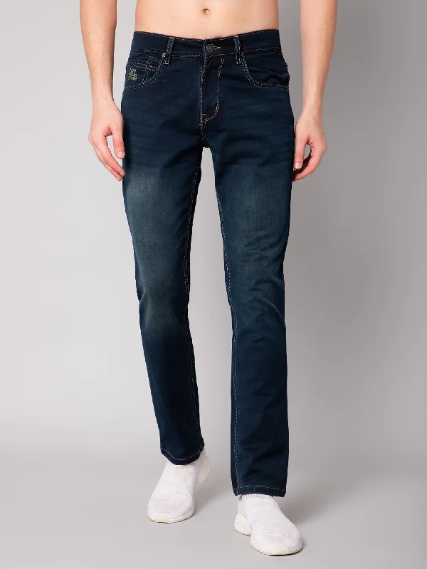 Casual Men's JeansMen's Ultra Narrow fit Light Fade Green Vintage  Jeans