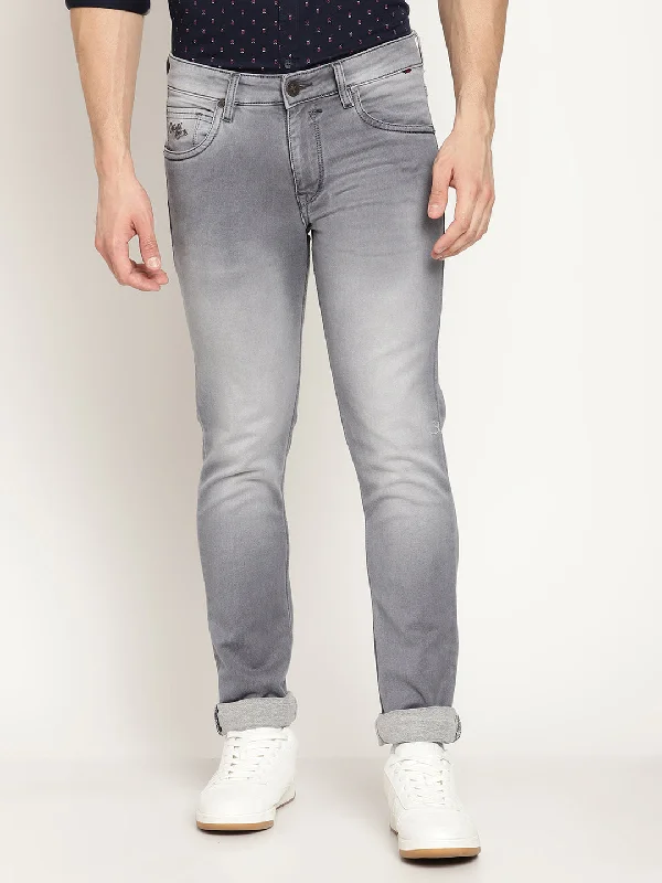 Men's Skinny JeansMen's Ultra Narrow fit Heavy Fade Grey  Jeans