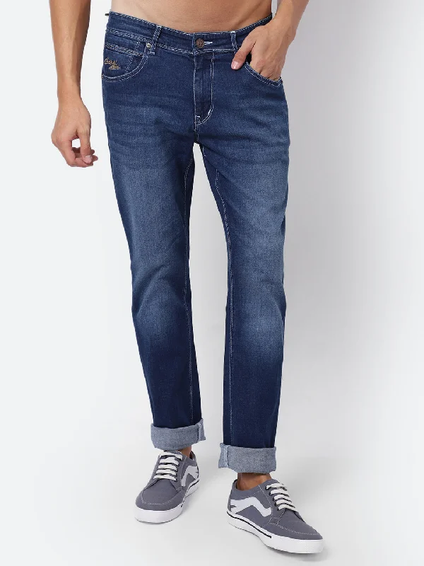 Authentic Men's Denim JeansMen's Ultra Narrow fit Medium Fade Blue  Jeans