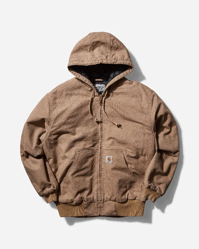 Elegant Men's Wool CoatsMen's OG Active Jacket Peanut (Aged Canvas)