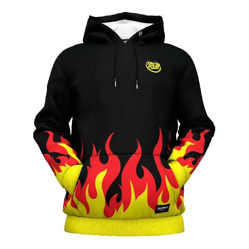 Men's Hoodies for Skinny MenCartoon Flame Hoodie