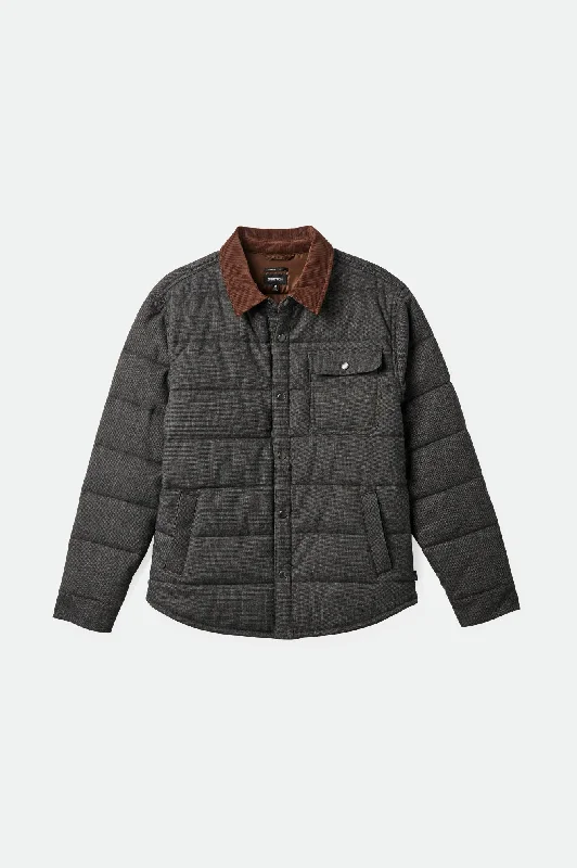 Cool Men's Pea CoatsCass Menswear Jacket - Mixed Tweed