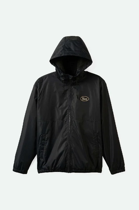 Men's Coats with HoodsClaxton Parsons Arctic Fleece Lined Jacket - Black