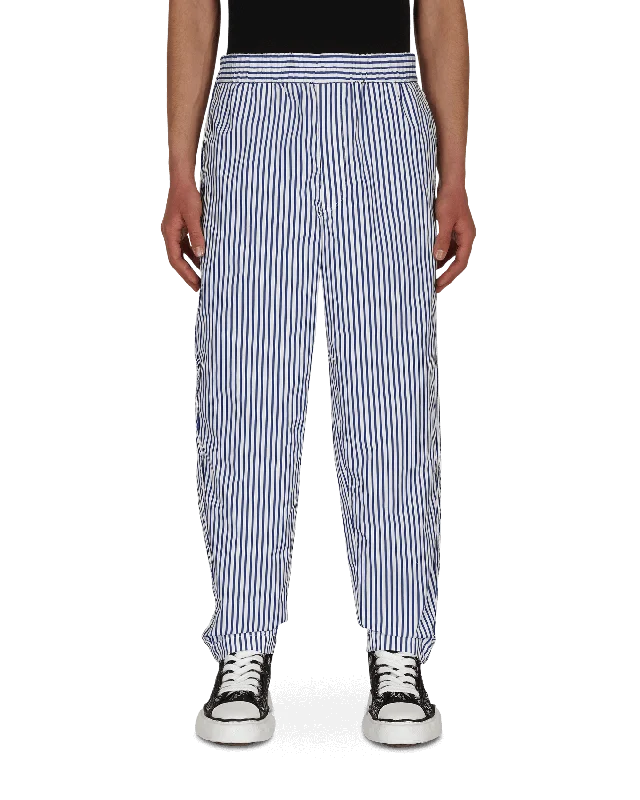 Men's Ripped JeansStripe Trousers Multicolor