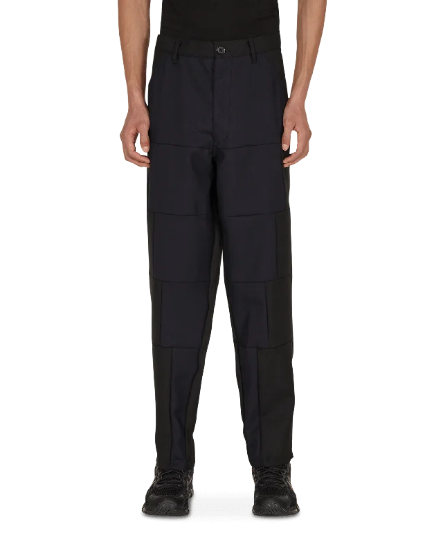Cool Men's JeansPatchwork Trousers Multicolor