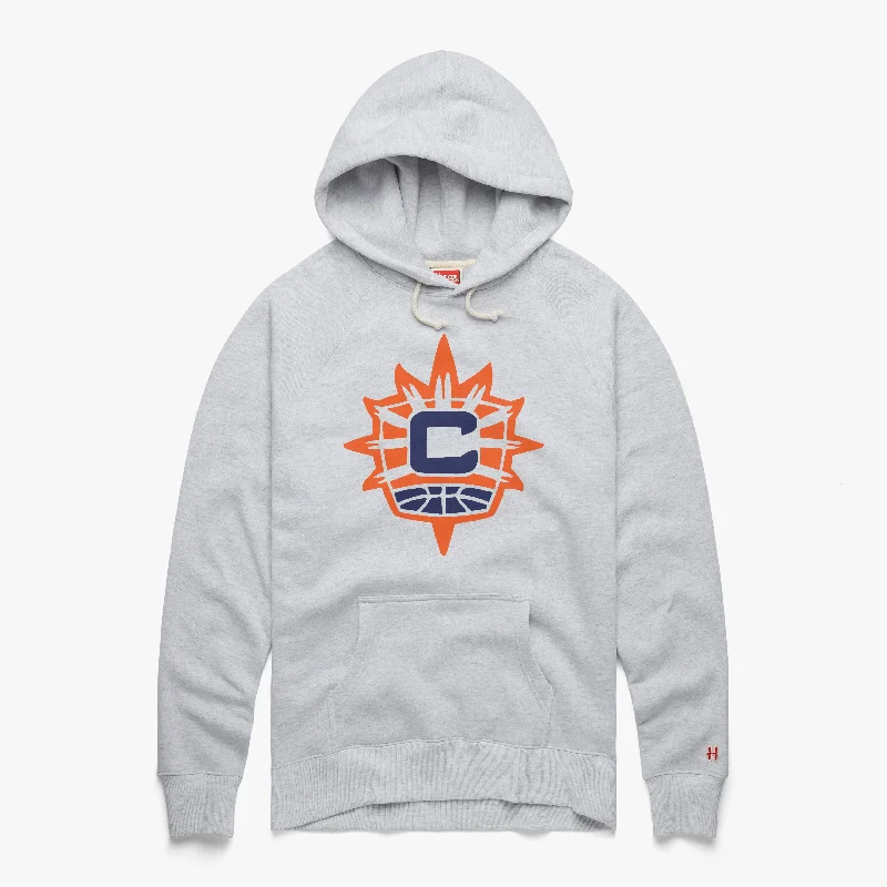 Men's Hoodies with Zippered PocketsConnecticut Sun Logo Hoodie