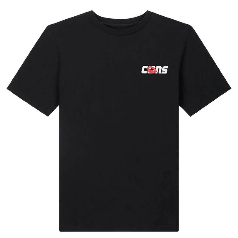 Men's Shirts with Hidden PocketsConverse - Men's CONS Lips Graphic T-Shirt (10026485 A01)