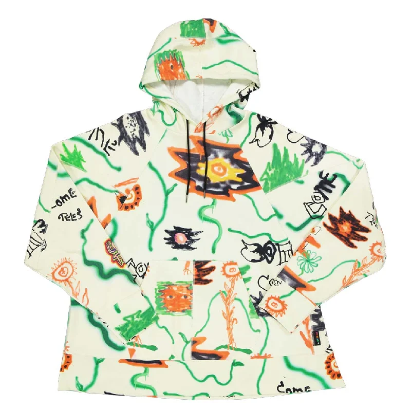 Solid-Colored Men's ShirtsConverse - Unisex Come Tees Triangle Hoodie (10023508 A01)