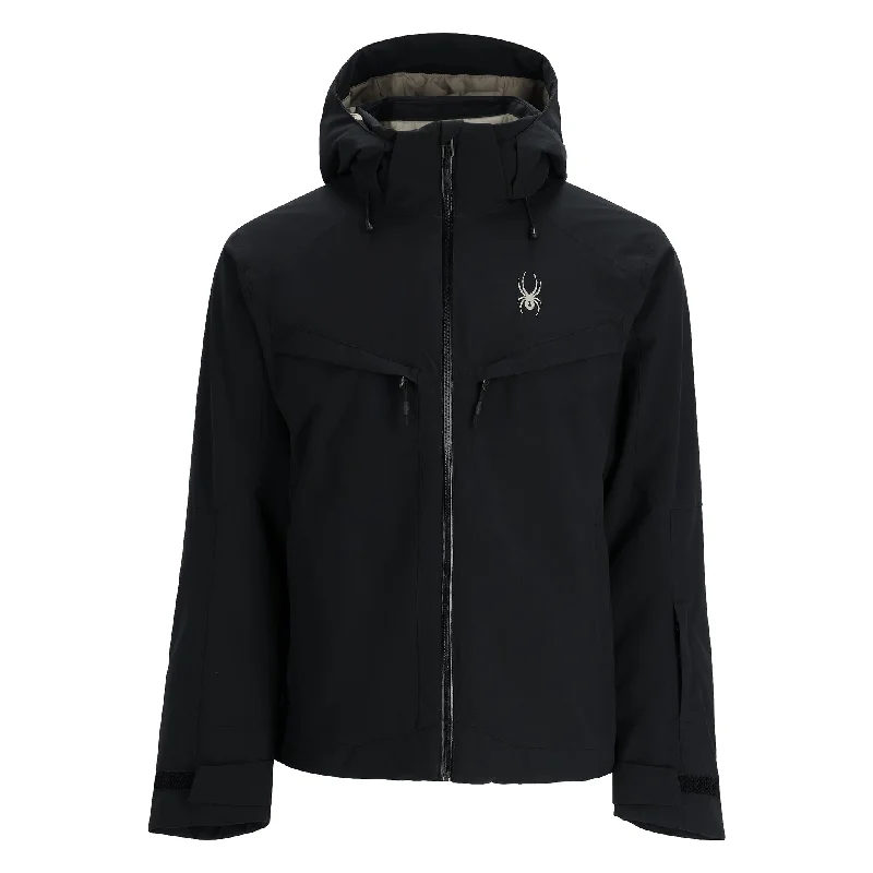Men's Coats with Magnetic ClosuresMens Copper - Black