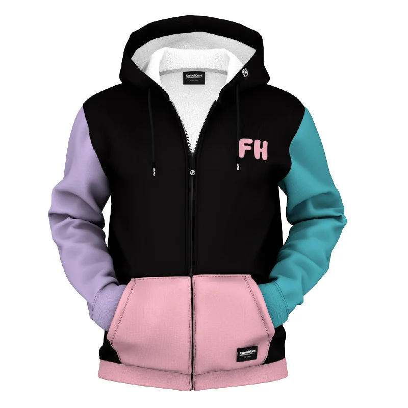 Men's Hoodies with LogoCrazy Right Zip Up Hoodie