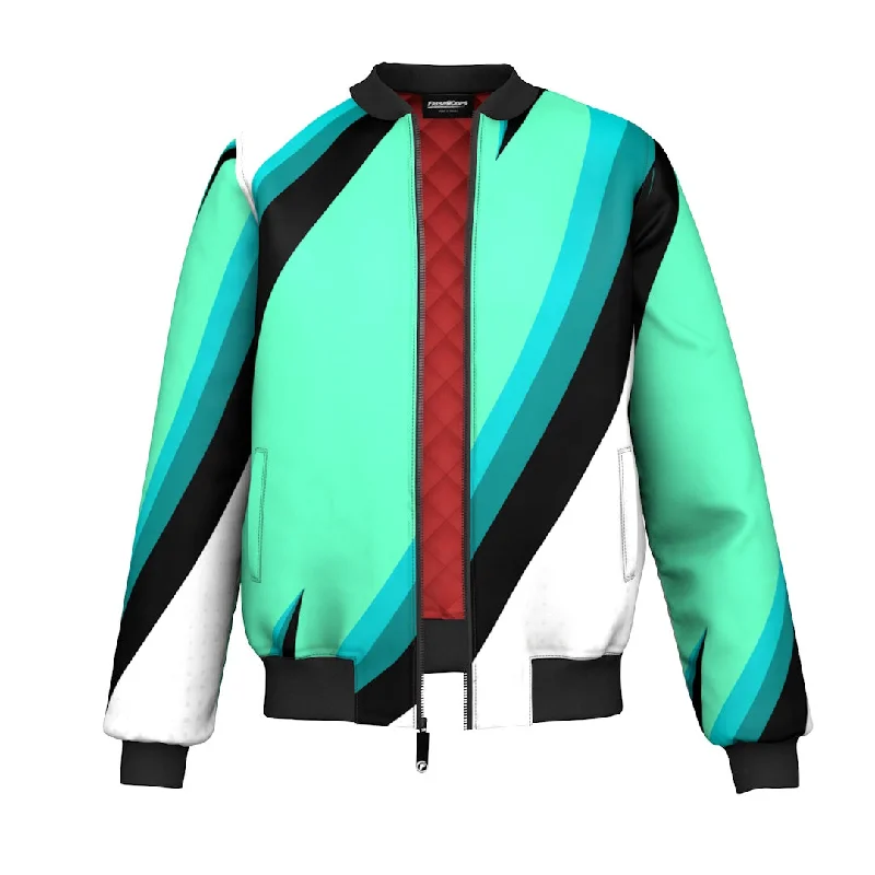 Fashionable Men's Denim JacketsCyborg Rooster Bomber Jacket