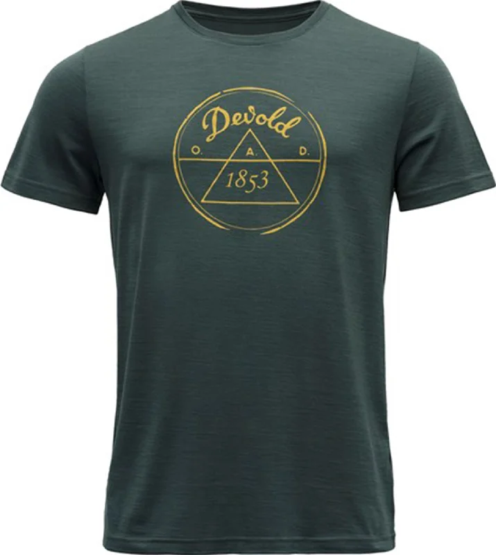 Men's Shirts with Patchwork SleevesDevold 1853 Merino 150 Tee - Men's|-|T-shirt Devold 1853 Merino 150 - Homme