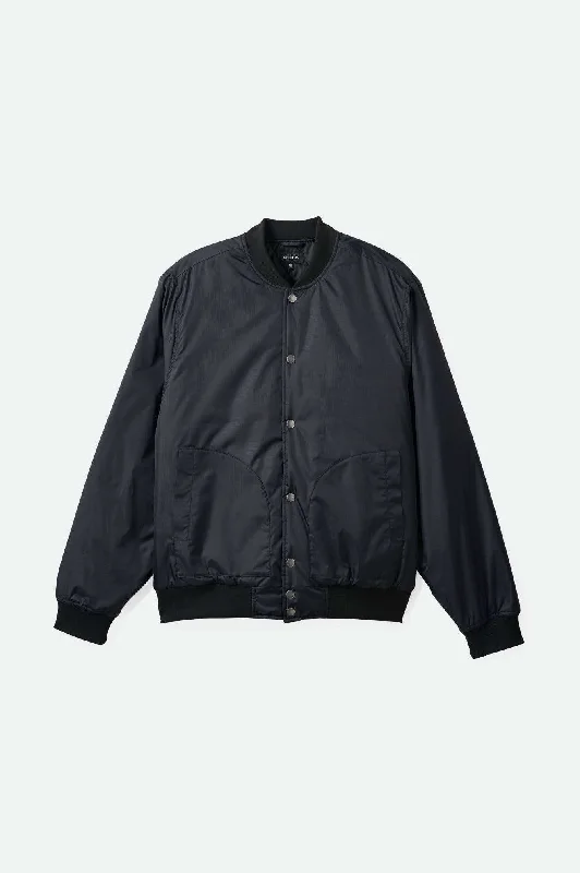 Men's Coats with Quilted LiningDillinger Flight Bomber Jacket - Black