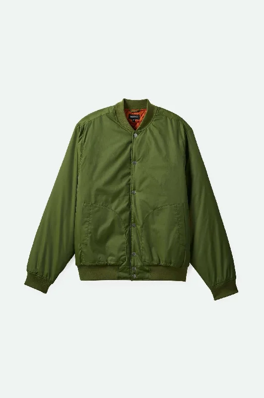 Men's Coats with Vintage StyleDillinger Flight Bomber Jacket - Cypress Green
