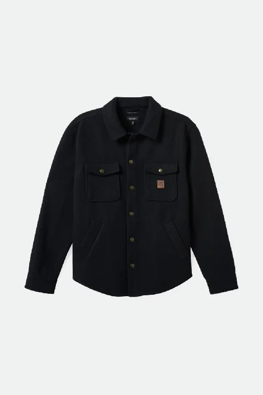 Fashionable Men's Denim JacketsDurham Felted Stretch Jacket - Black