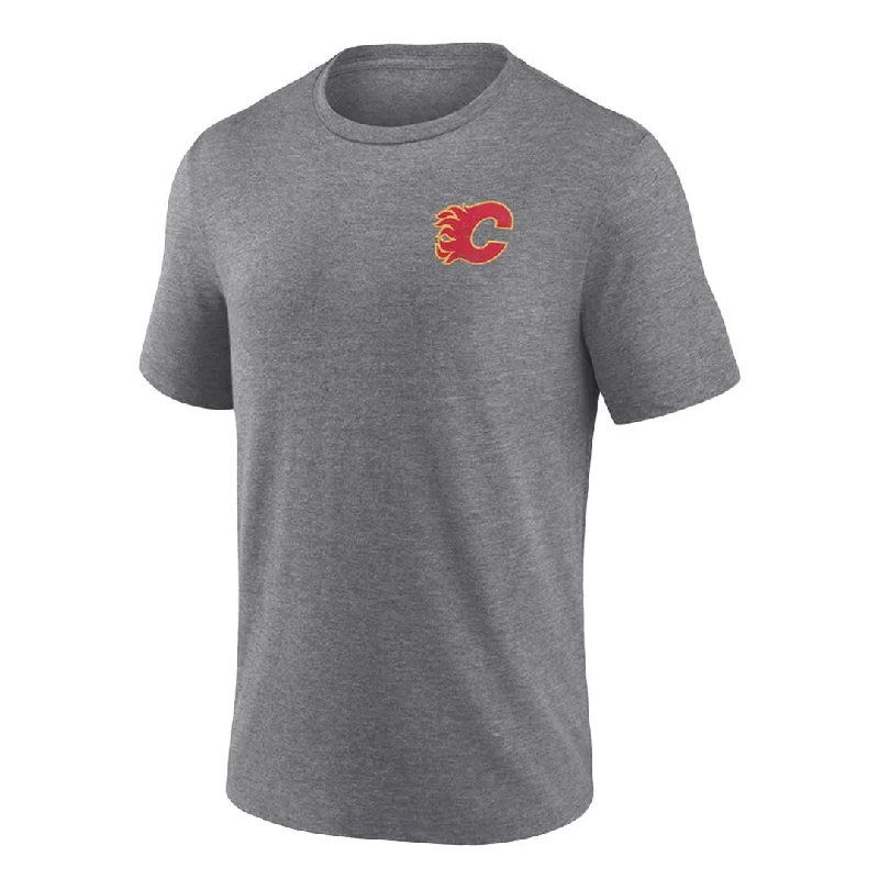 Men's Shirts with French CuffsFanatics - Men's Calgary Flames Short Sleeve T-Shirt (QF14 171B VCF 069)
