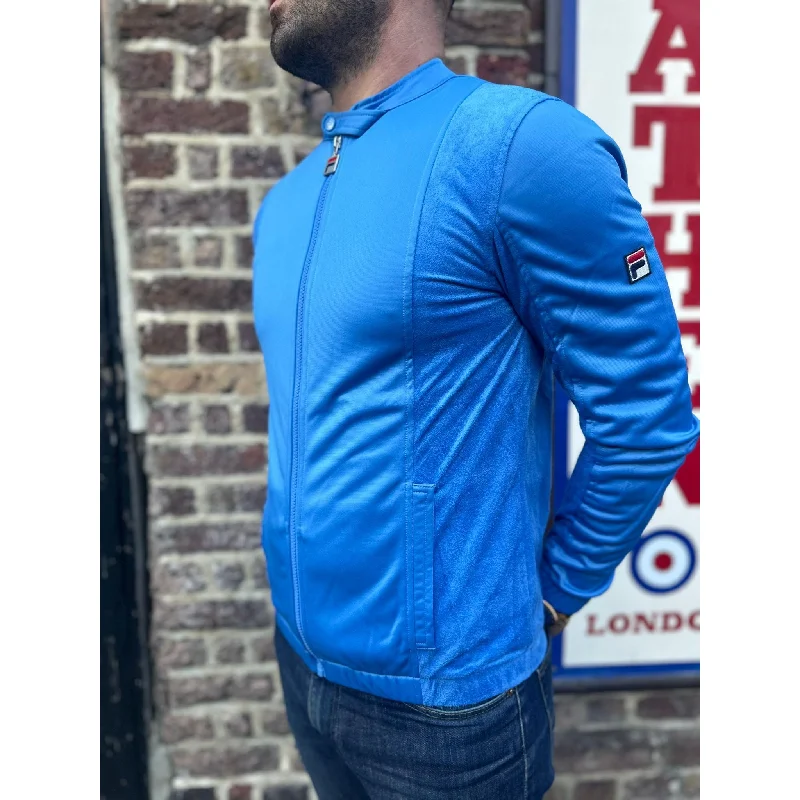 Men's Shirts with Rounded HemlinesFila Vintage - Ricky 308 Regatta Blue - Track Top