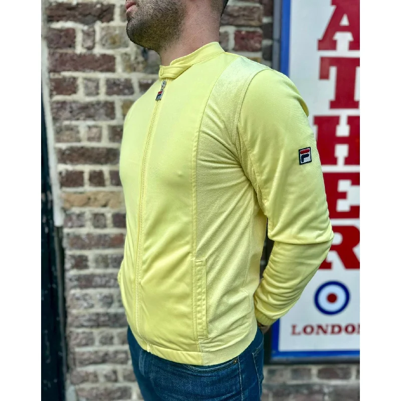 Men's Shirts with Hidden PocketsFila Vintage - Ricky 536 Lemonade - Track Top
