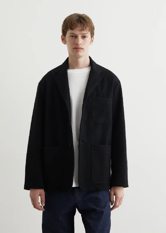 Functional Men's Ski JacketsFox J Pure Wool Flannel Jacket