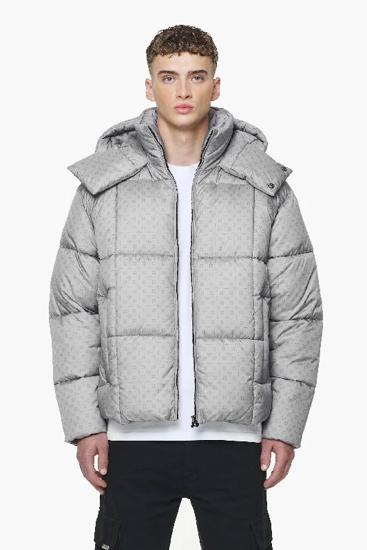 Men's Coats for Mild WeatherGallan Cropped Monogram Puffer Jacket Rock Grey