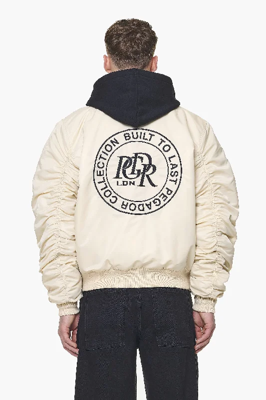 Men's Coats for Outdoor ActivitiesGaro Bomber Jacket Kingdom Beige