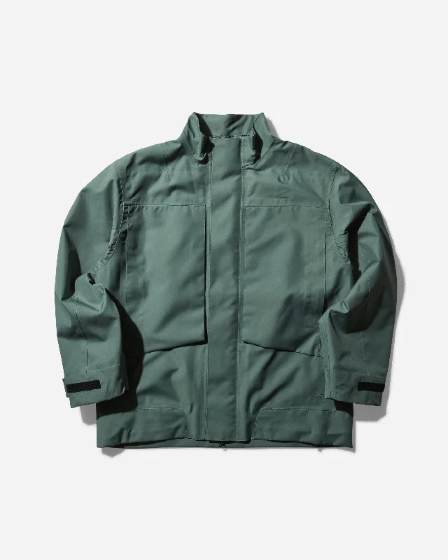 Men's Coats with ZippersAlpha Patches Jacket Sage