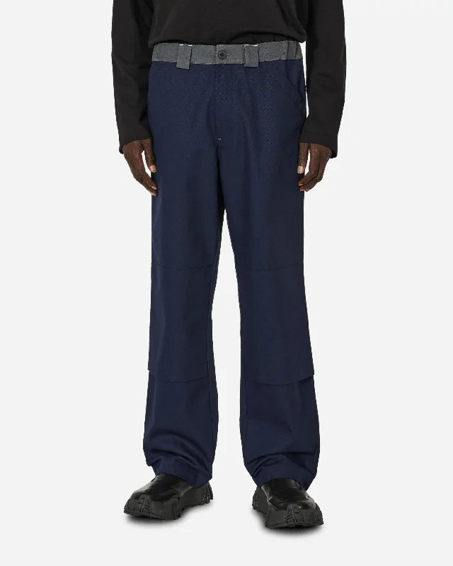 Men's Jeans with RipsReplicated Klopman Pants Navy