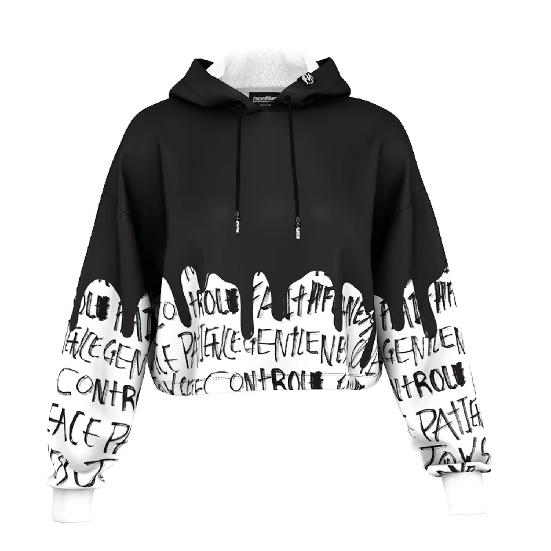 Cool Men's Graphic HoodiesGraffitypo Cropped Hoodie