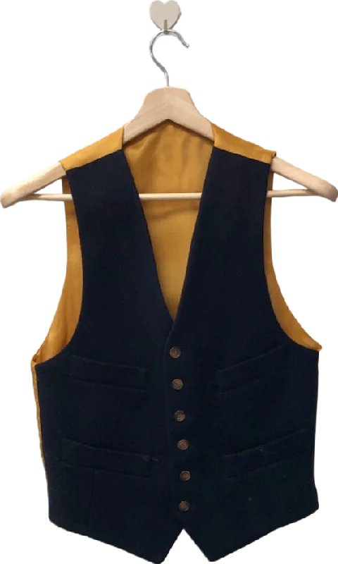 Layered Men's VestsGurteen Esquire Navy Blue Waistcoat UK 36