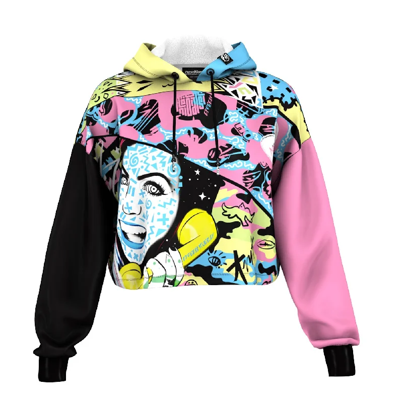 Men's Hoodies for RunningHalf Crazy Cropped Hoodie