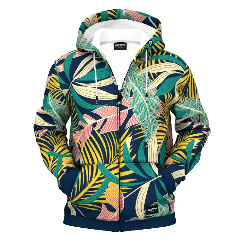 Men's Hoodies with Reinforced StitchingHawaii Zip Up Hoodie