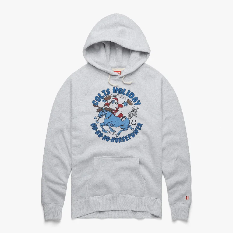 Men's Hoodies with Zipper DetailsIndianapolis Colts Christmas Hoodie